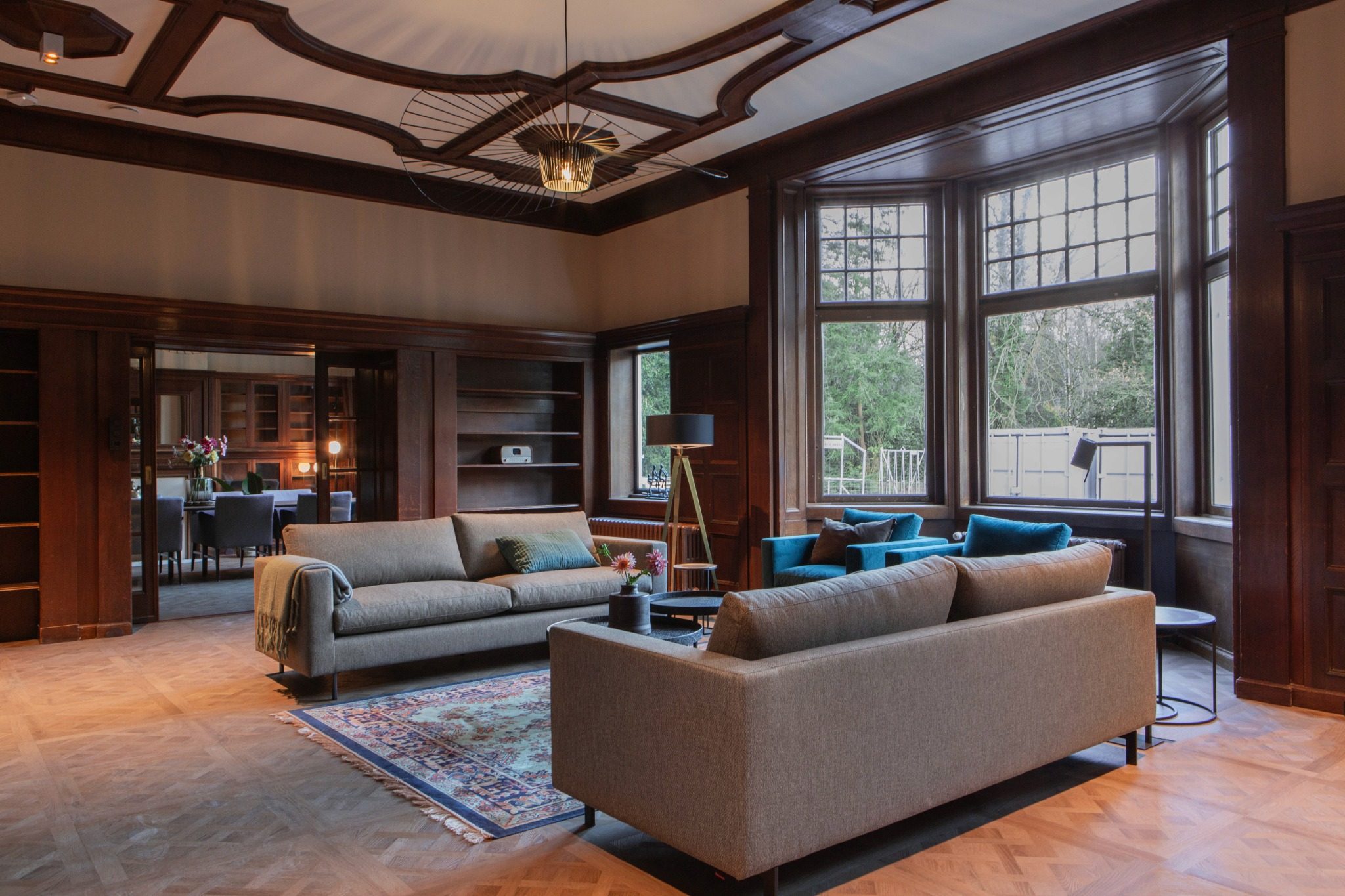 zithoek interieur in klooster