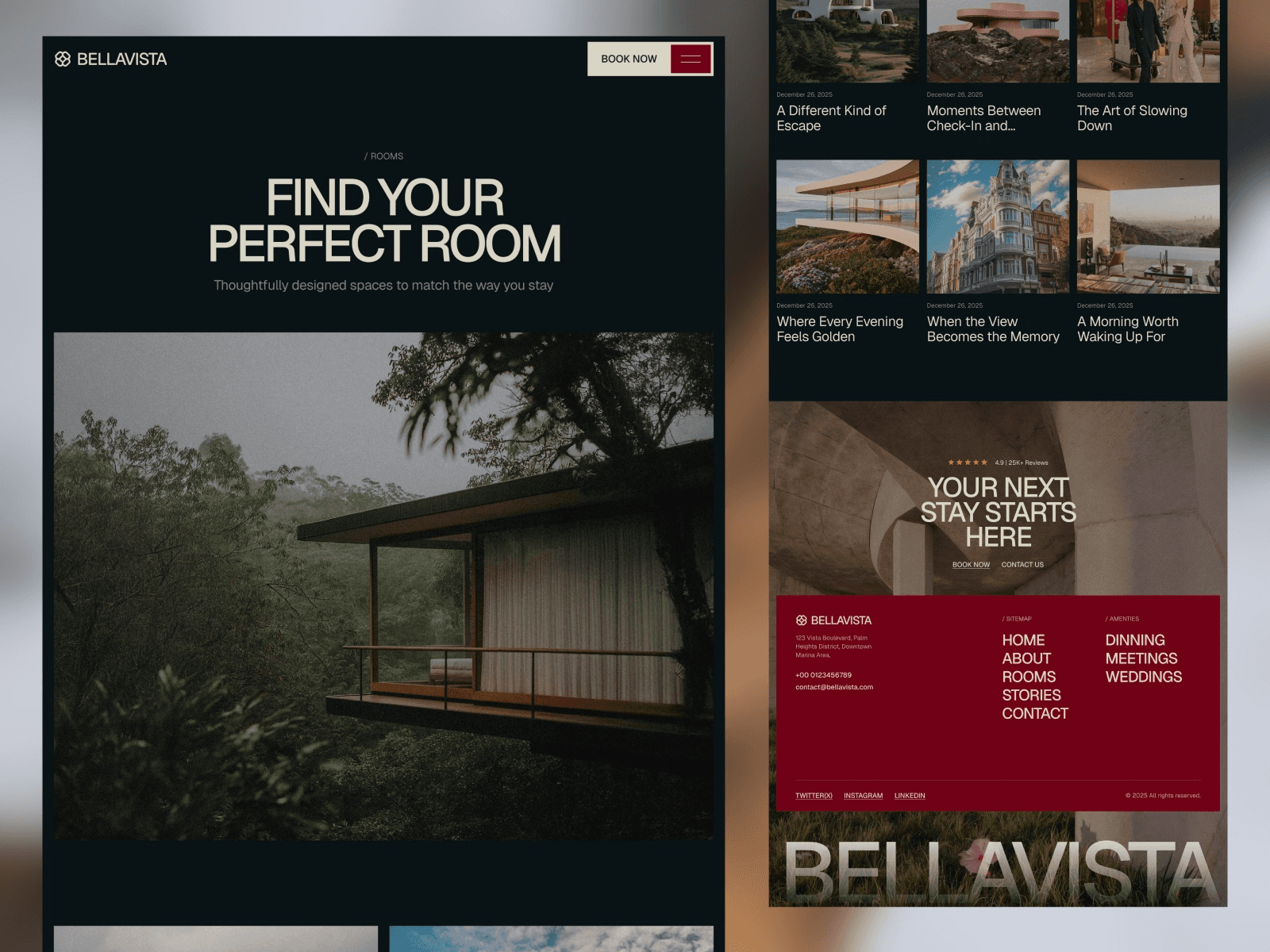 Top 10 Hotel Website Templates - Bellavista