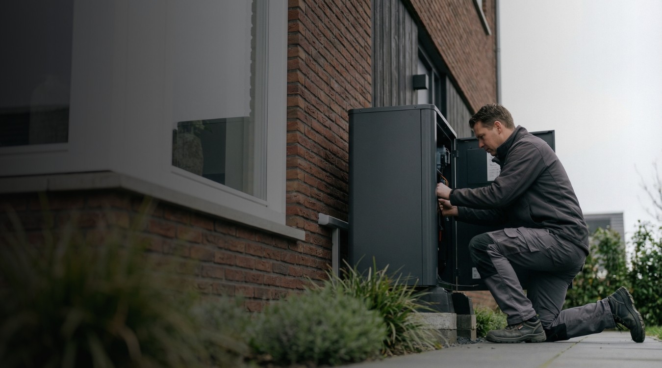 Een kiemend zaadje dat door donkere, vruchtbare aarde breekt — symbool voor digitale groei en het begin van een groeisysteem.