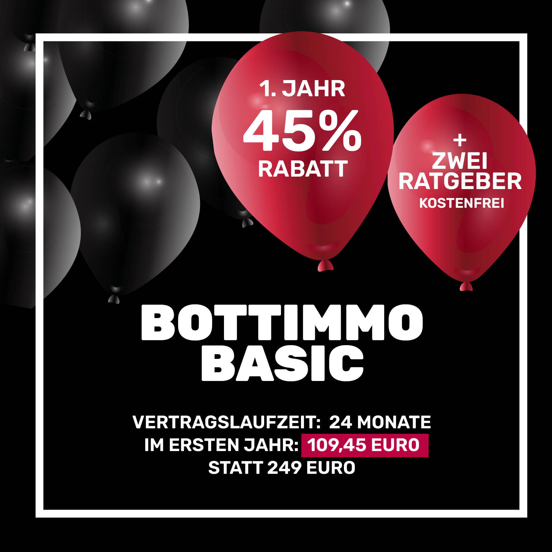 Black Week Rabatt für Immobilienmakler