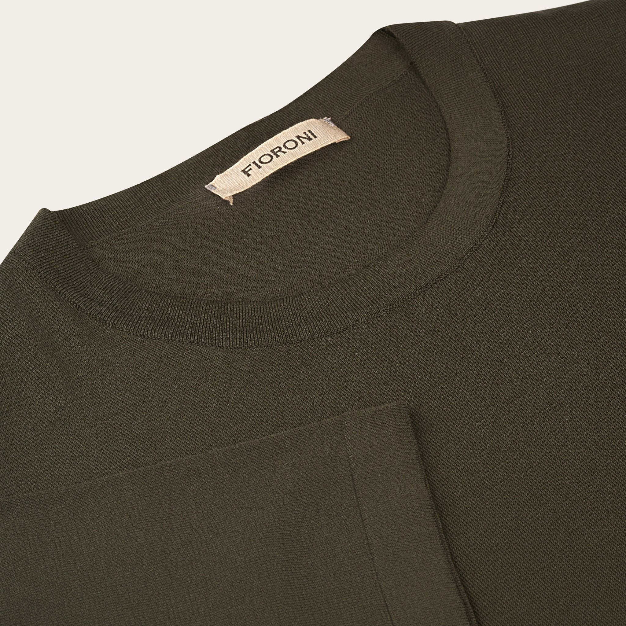 Lightweight Cotton T-Shirt style sweater - Mandelli UK