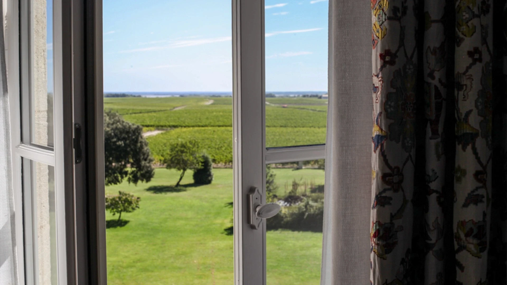 chambre vue vignoble