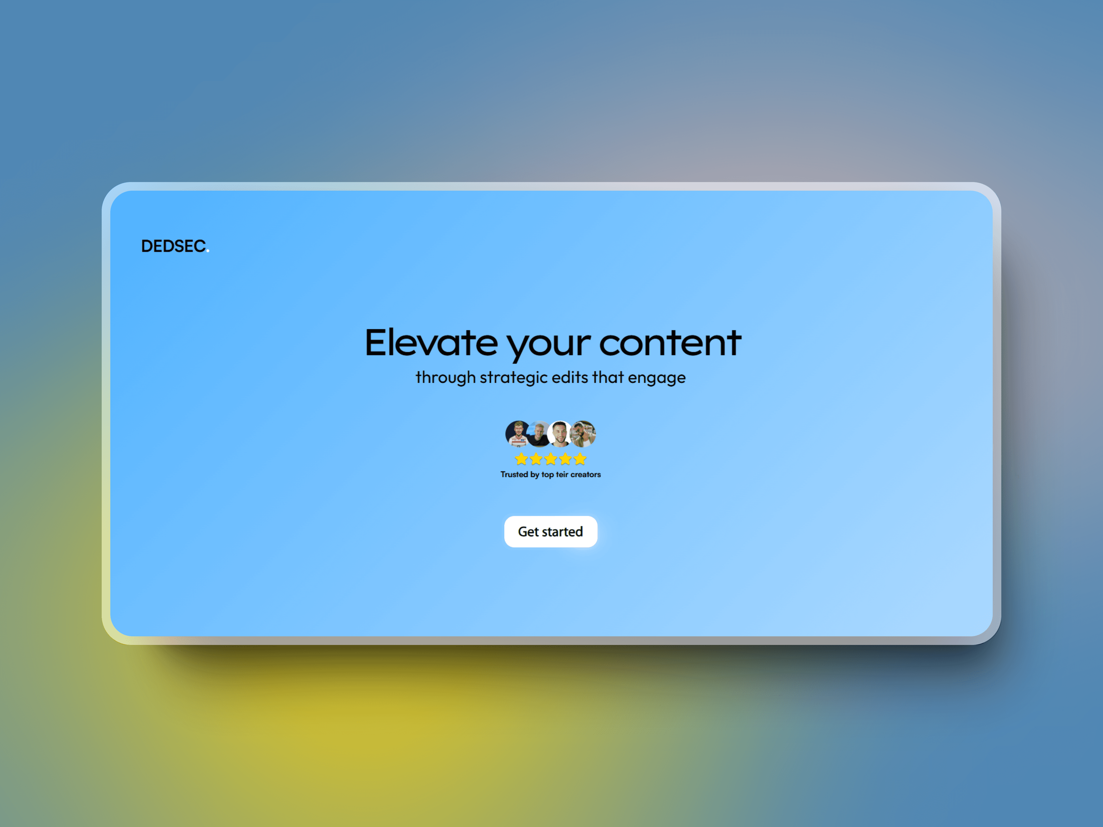 Landing page work 1