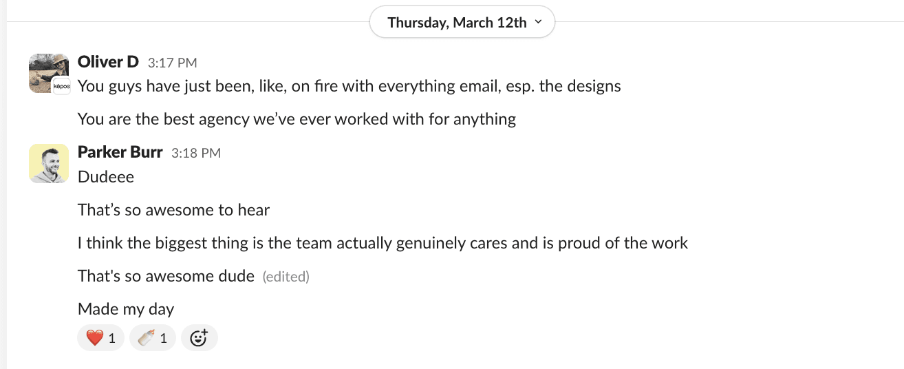 Kēpos describes Bylders as the best agency they have ever worked with