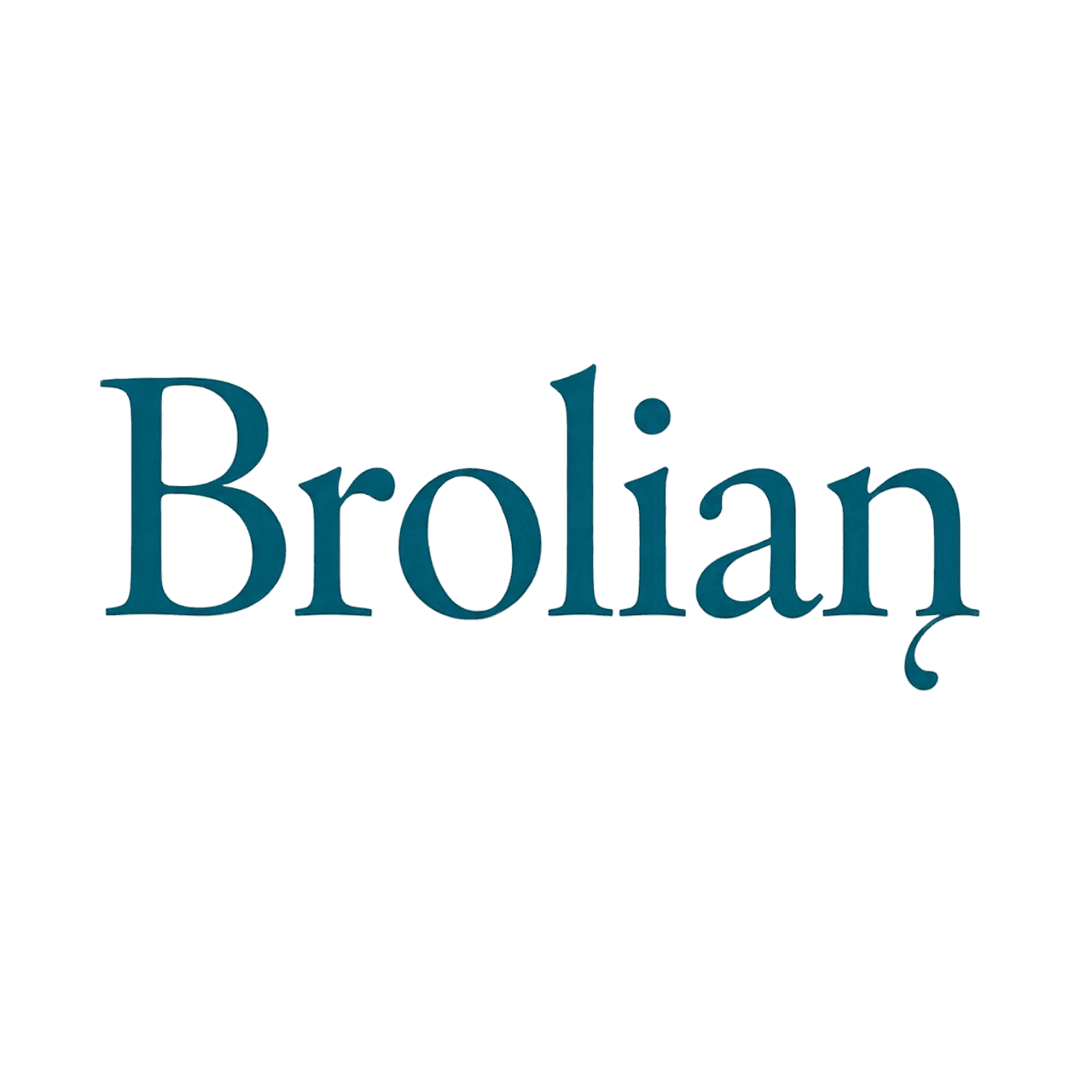 Brand logo called brolian