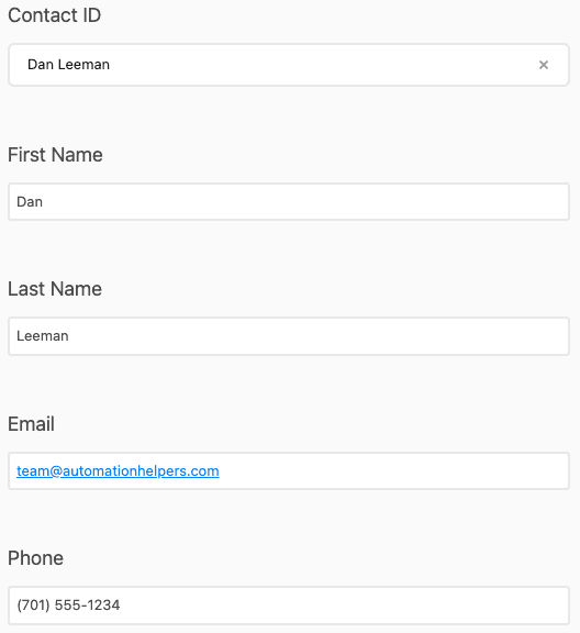 Prefilled Airtable form