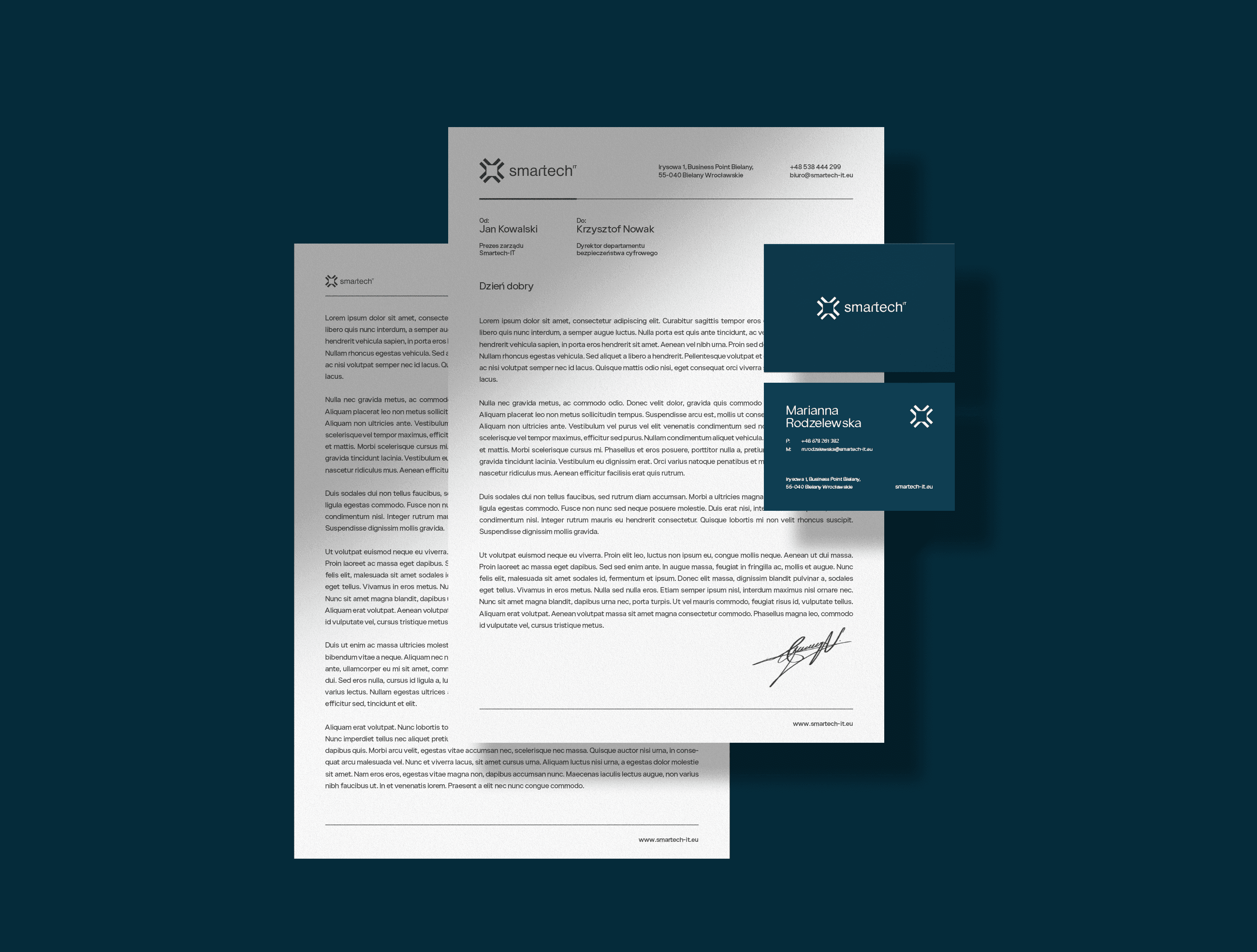 Smartech IT Stationery design