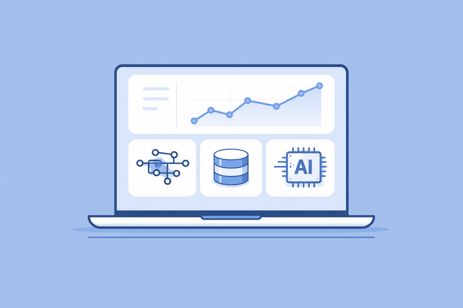 Will AI replace data engineers illustration showing a balanced seesaw with AI and a data engineer, representing the future of data engineering in the AI era