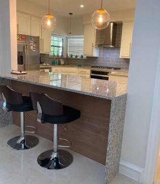 granite kitchen countertop installation