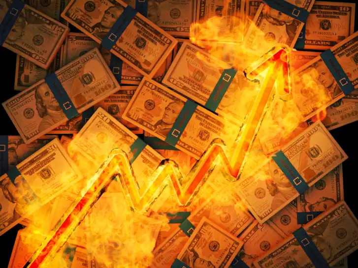 concept de croissance des coûts du plan magique représentant une valeur de projet et des revenus accrus