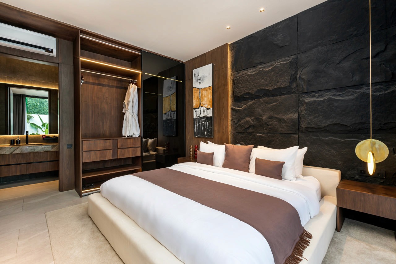 3-bedroom designer villa with rooftop in Canggu