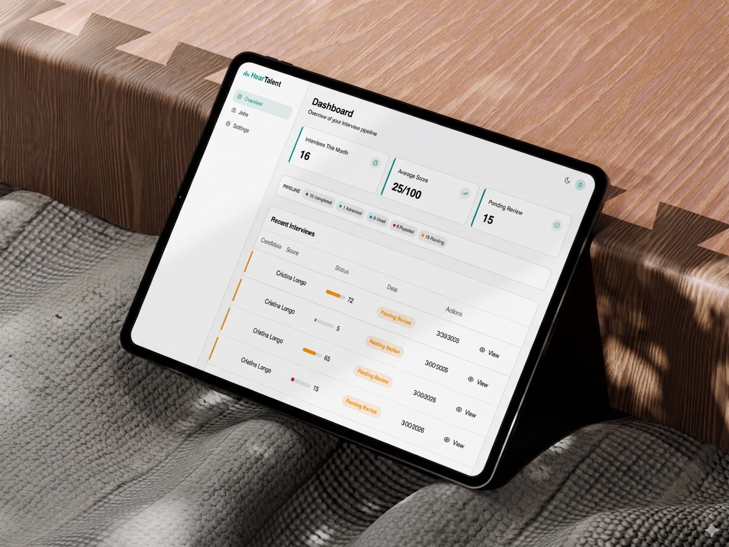 heartalent dasboard