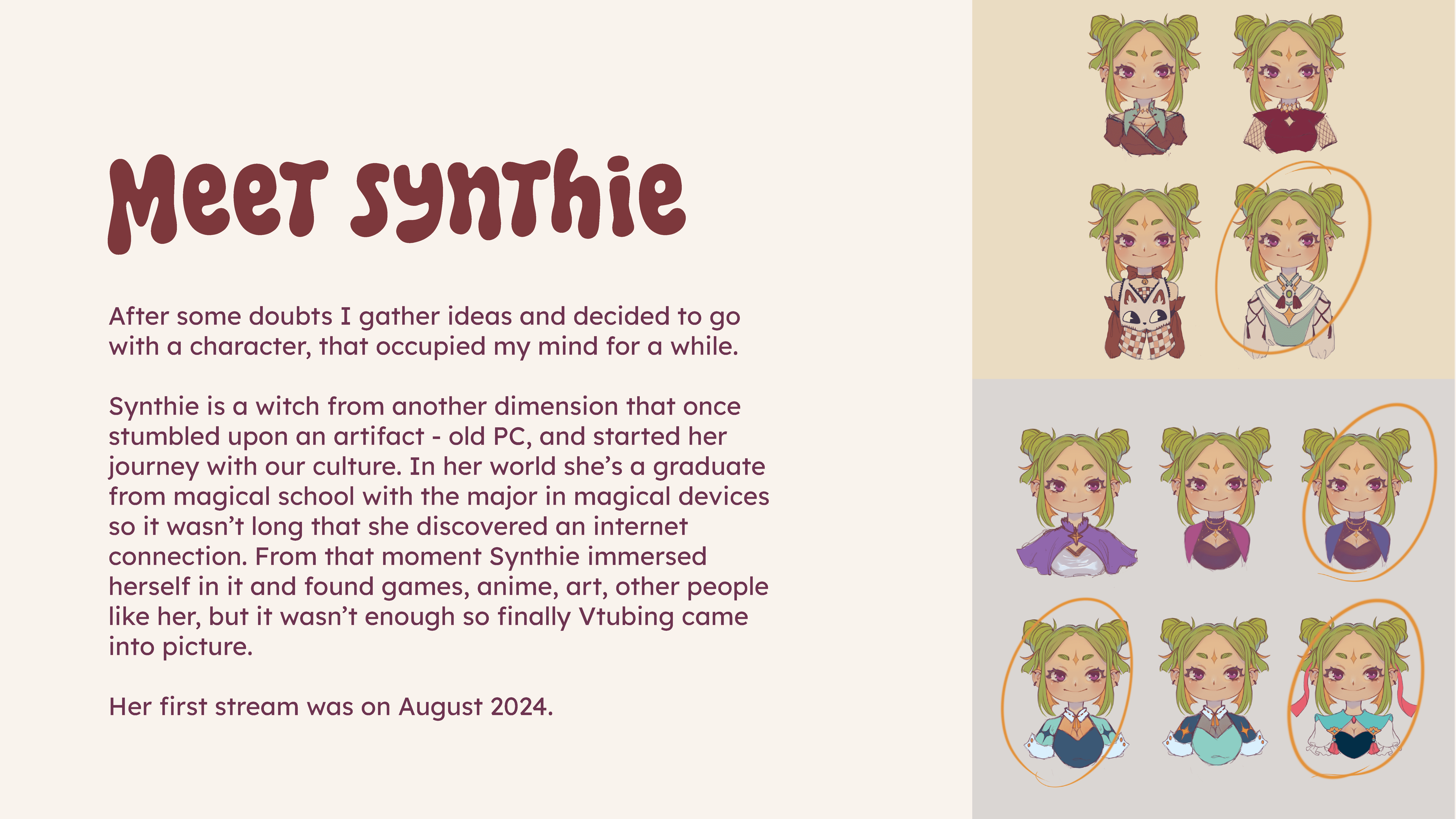 Synthie Vtuber Design
