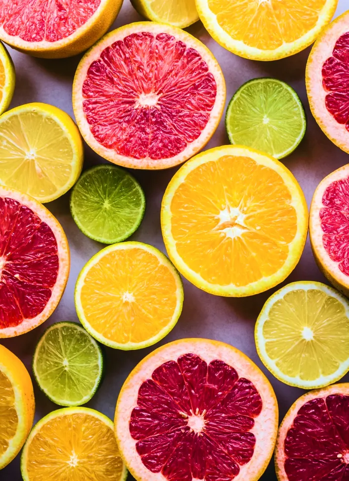 Citrus fruits are rich in vitamin c