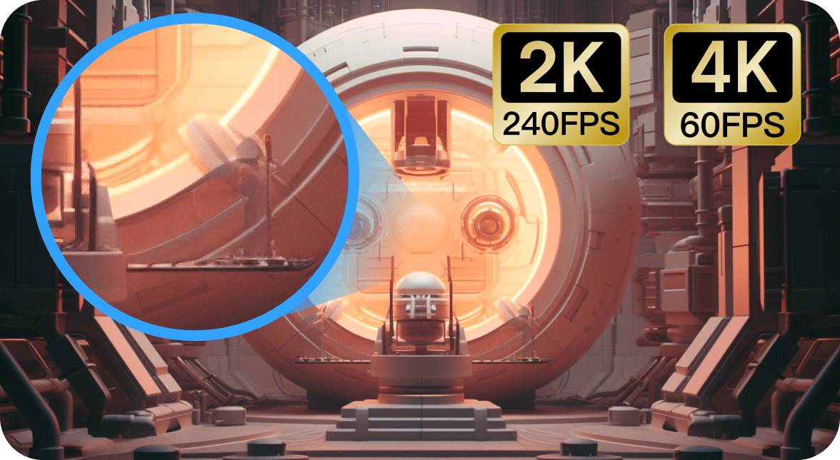 superior image quality for immersive gaming