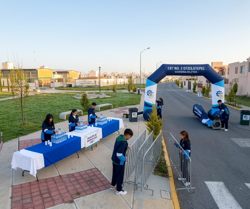 Coach explaining something to an athlete