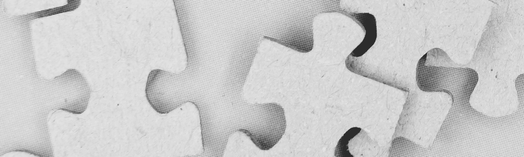 white and black jigsaw puzzle