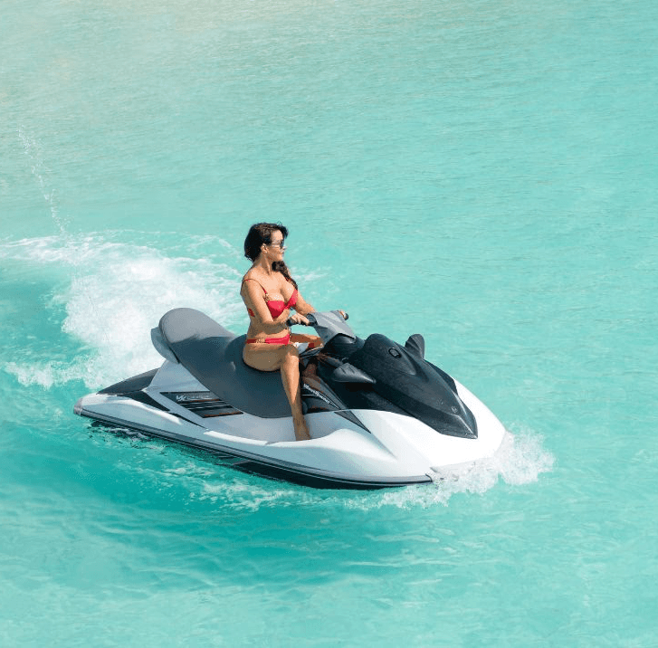 jet ski woman boat party