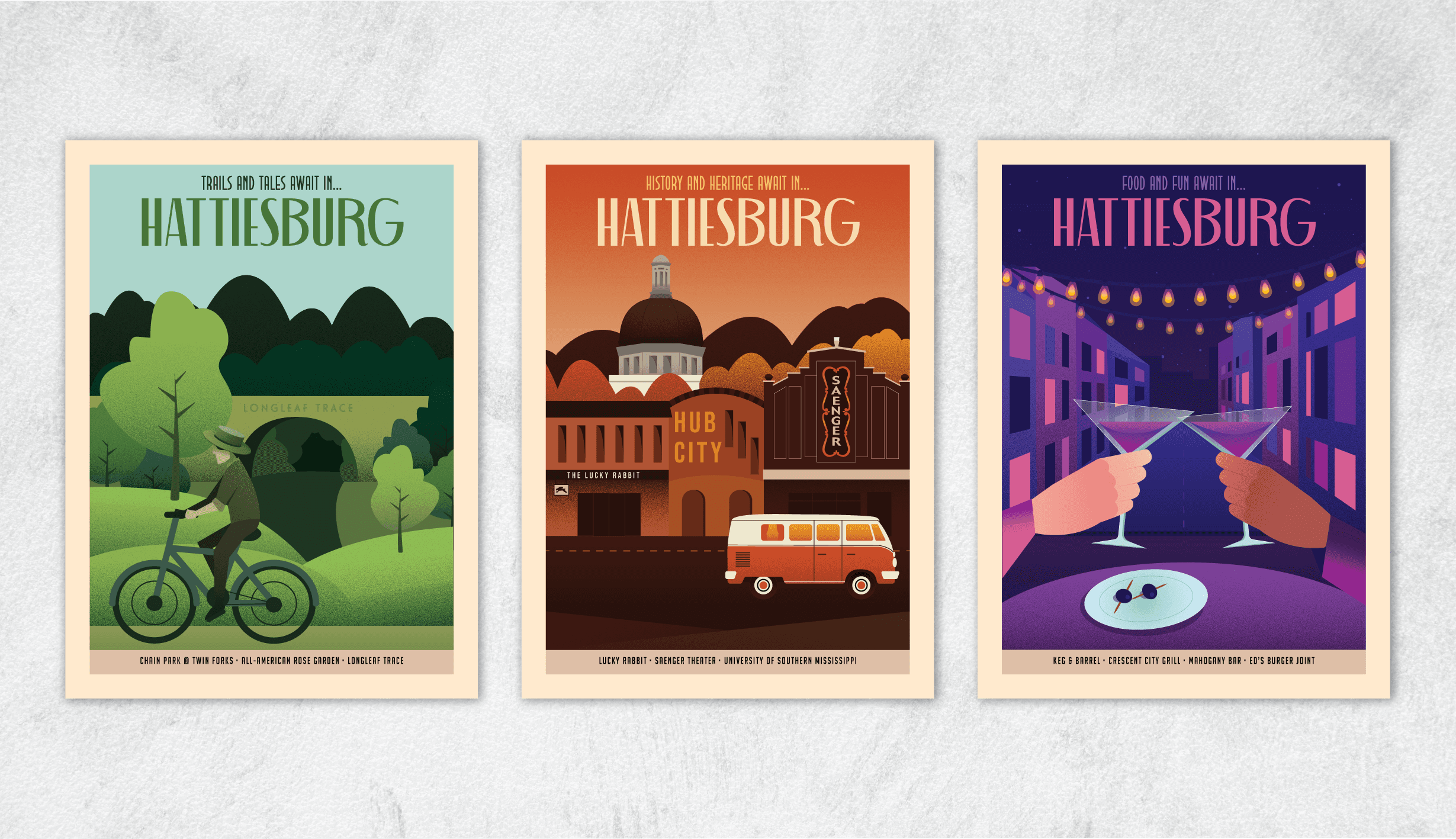 Hattiesburg Poster Series Banner
