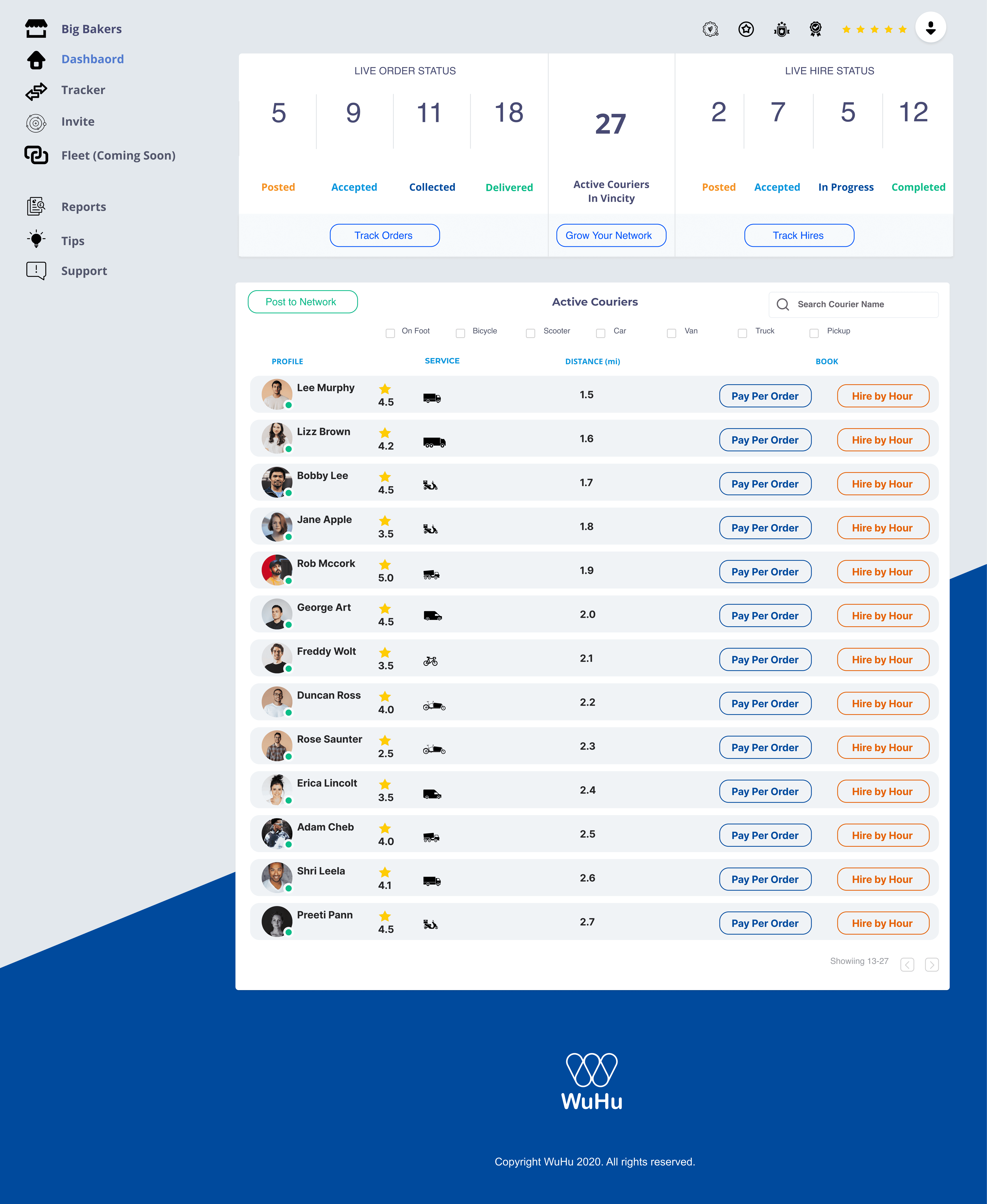 Dashboard Sidebar Close Up