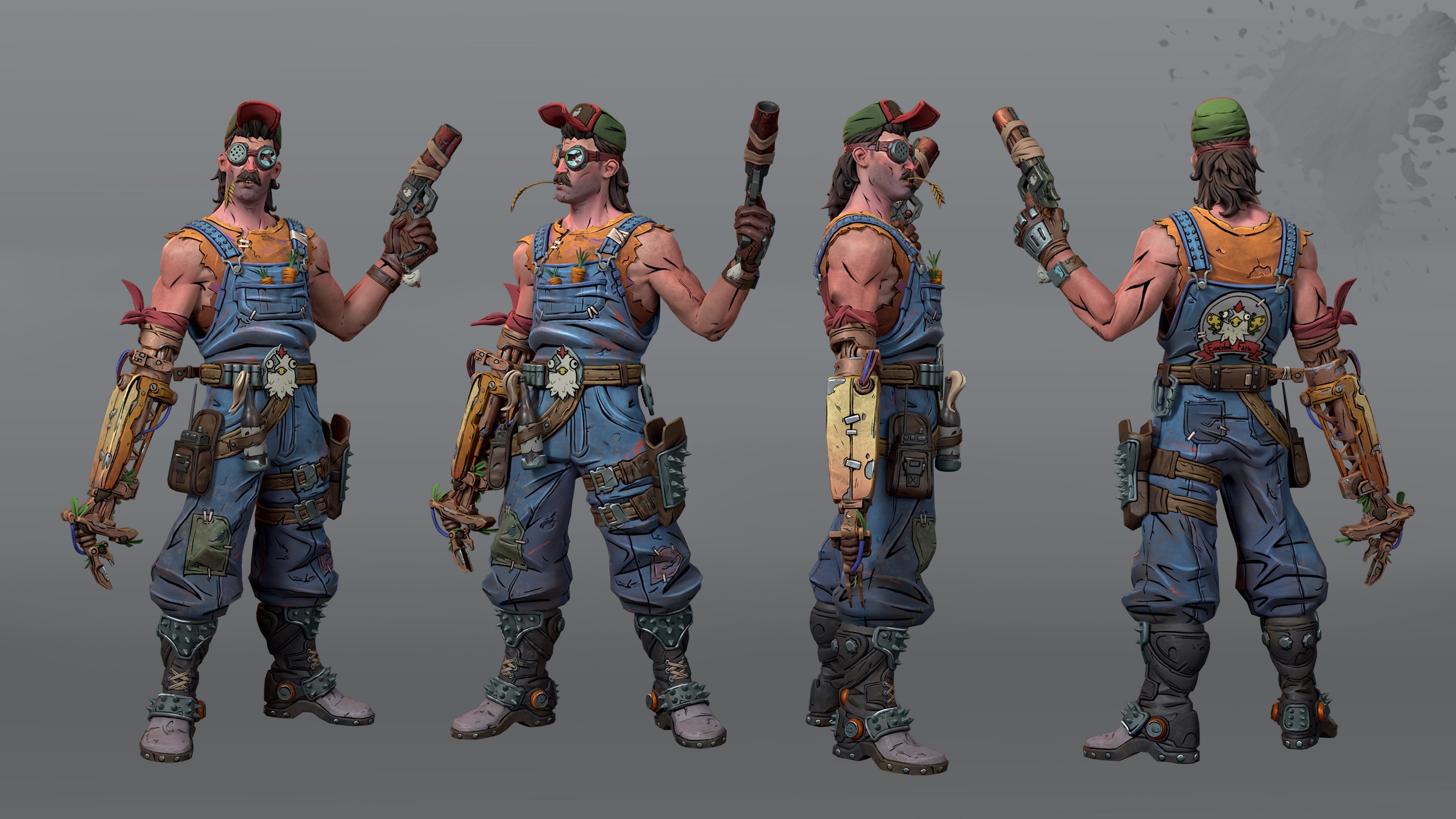 Boarderlands hp redneck texture