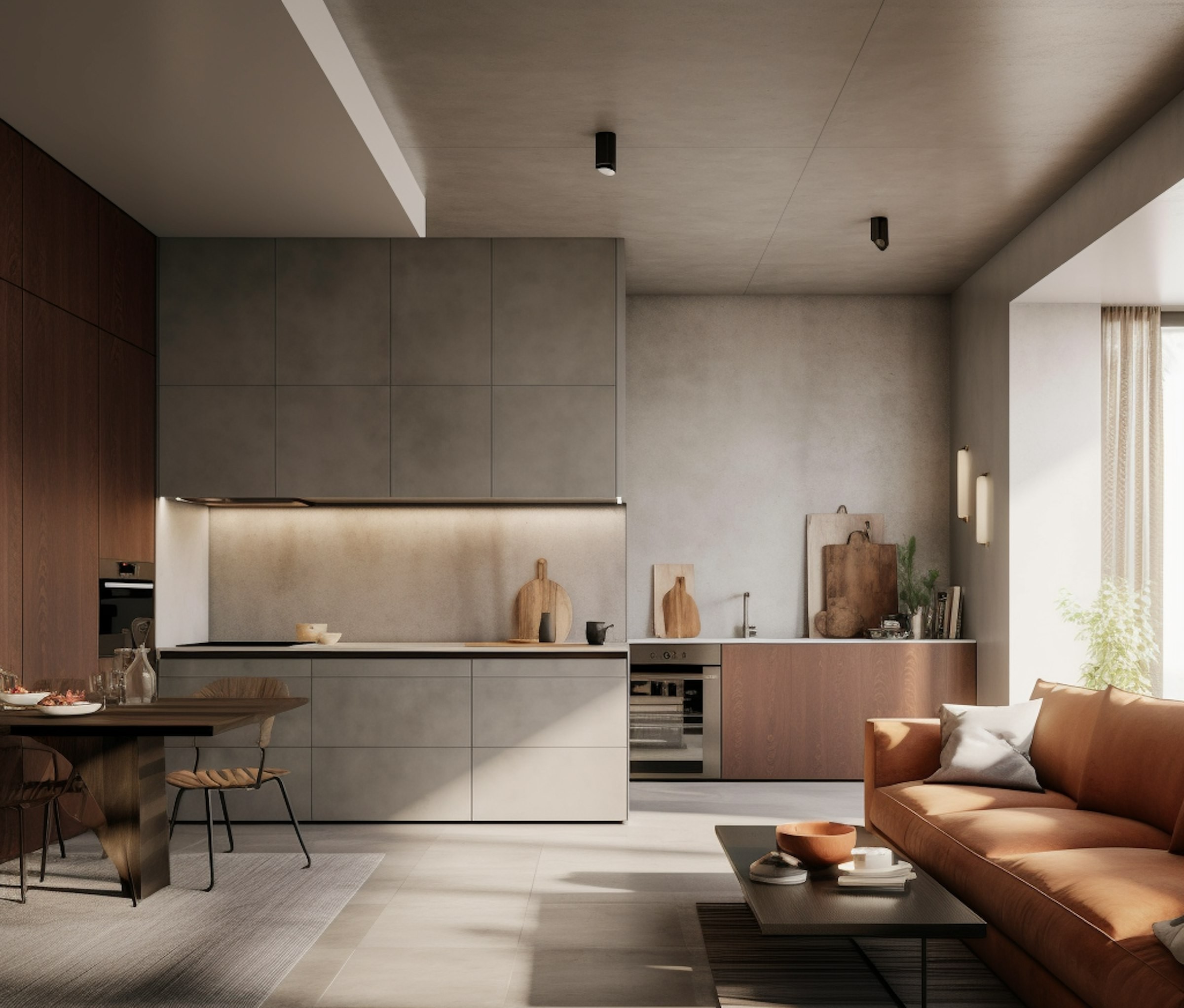 Luxe Loft Kitchen interior