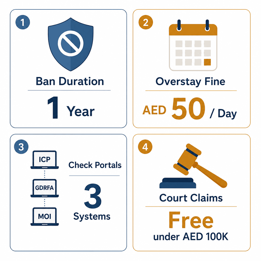 Infographic: Labour Ban in the UAE: Types, Duration and How to Remove One