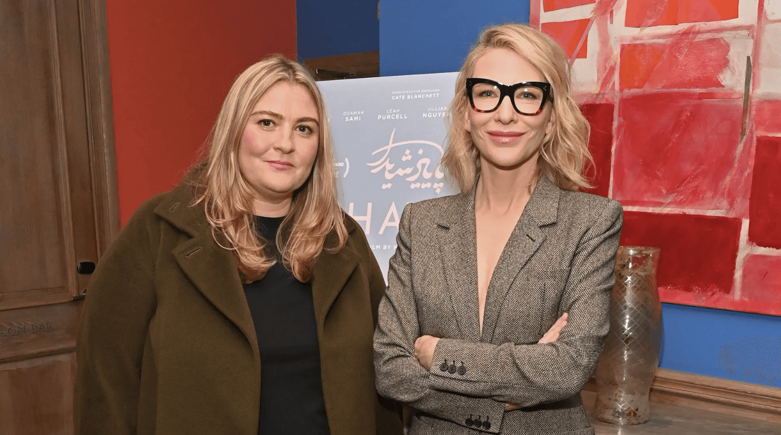 Coco Francini and Cate Blanchett
