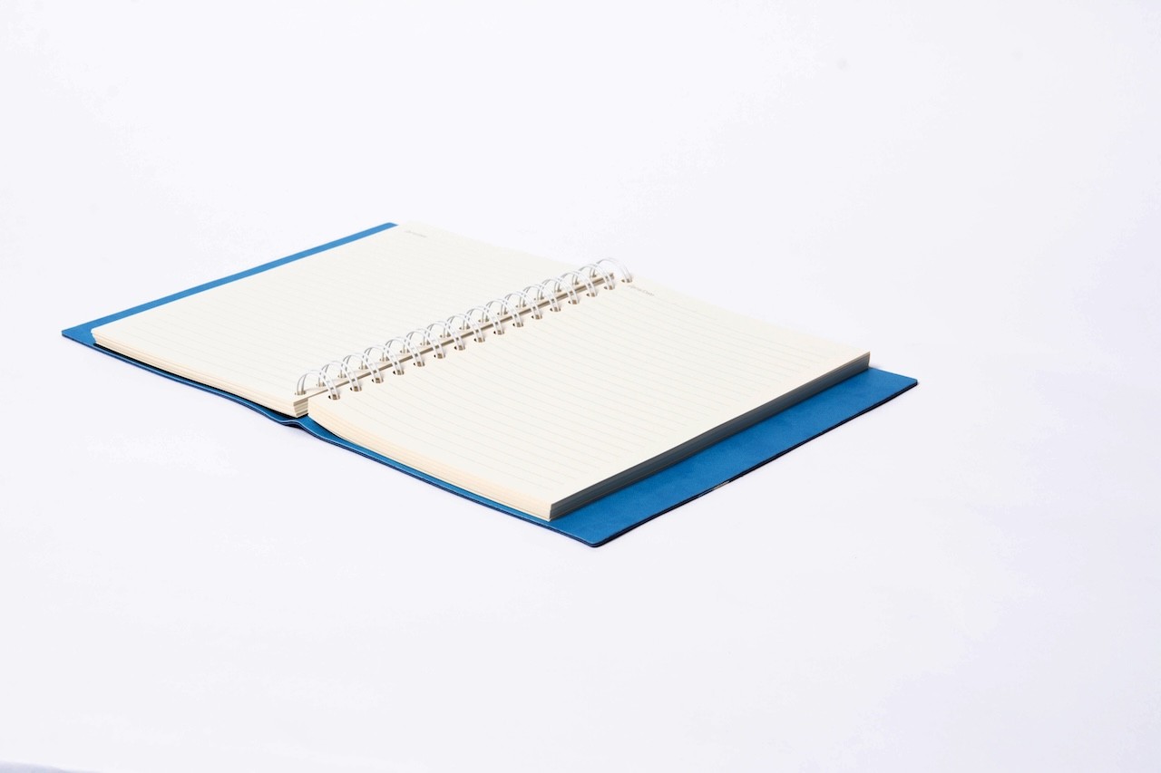 Promotional spiral notebook A5 size corporate branding
