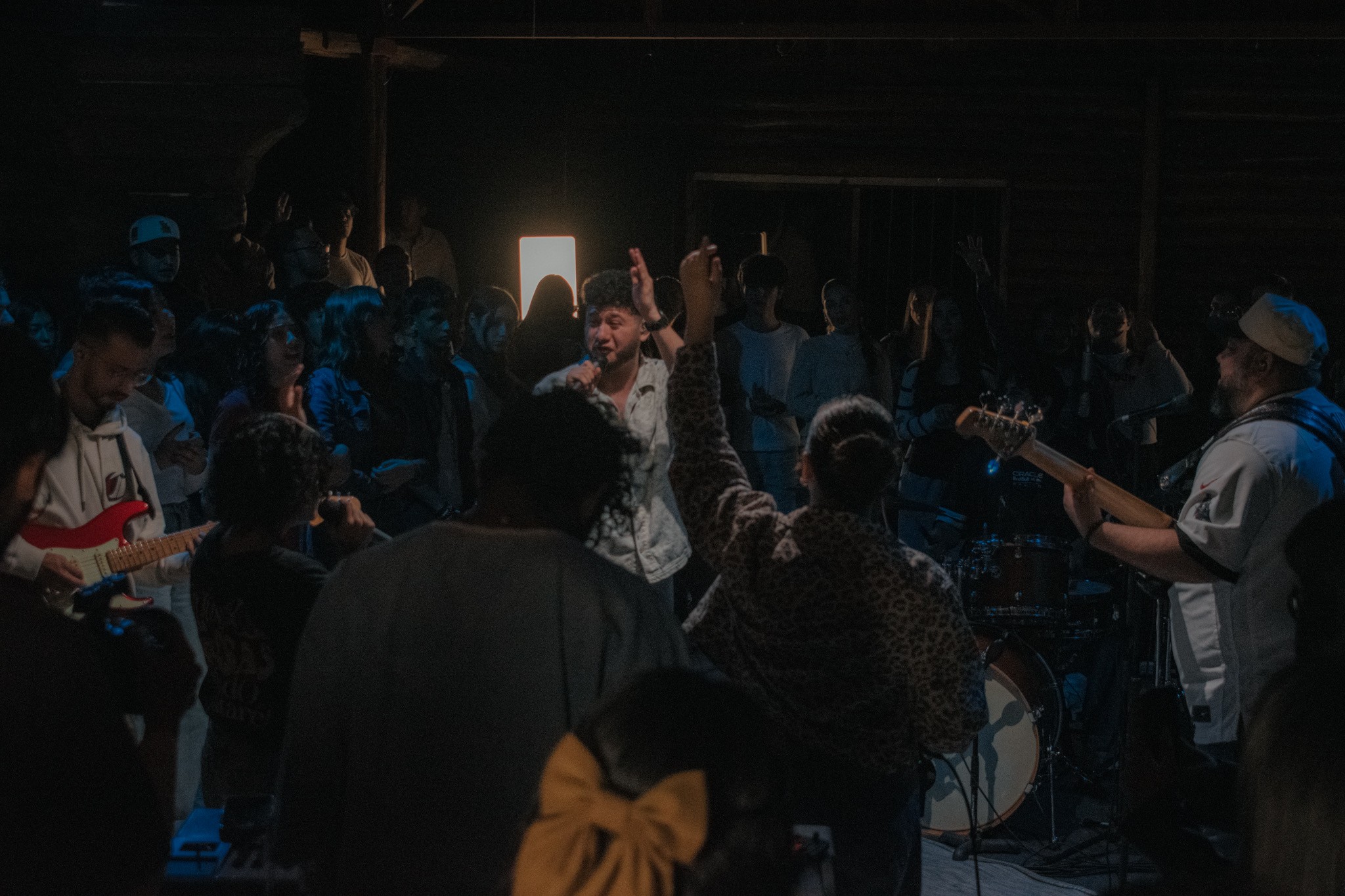 Image of a person in a landscape