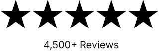 4500 5 Star Reviews