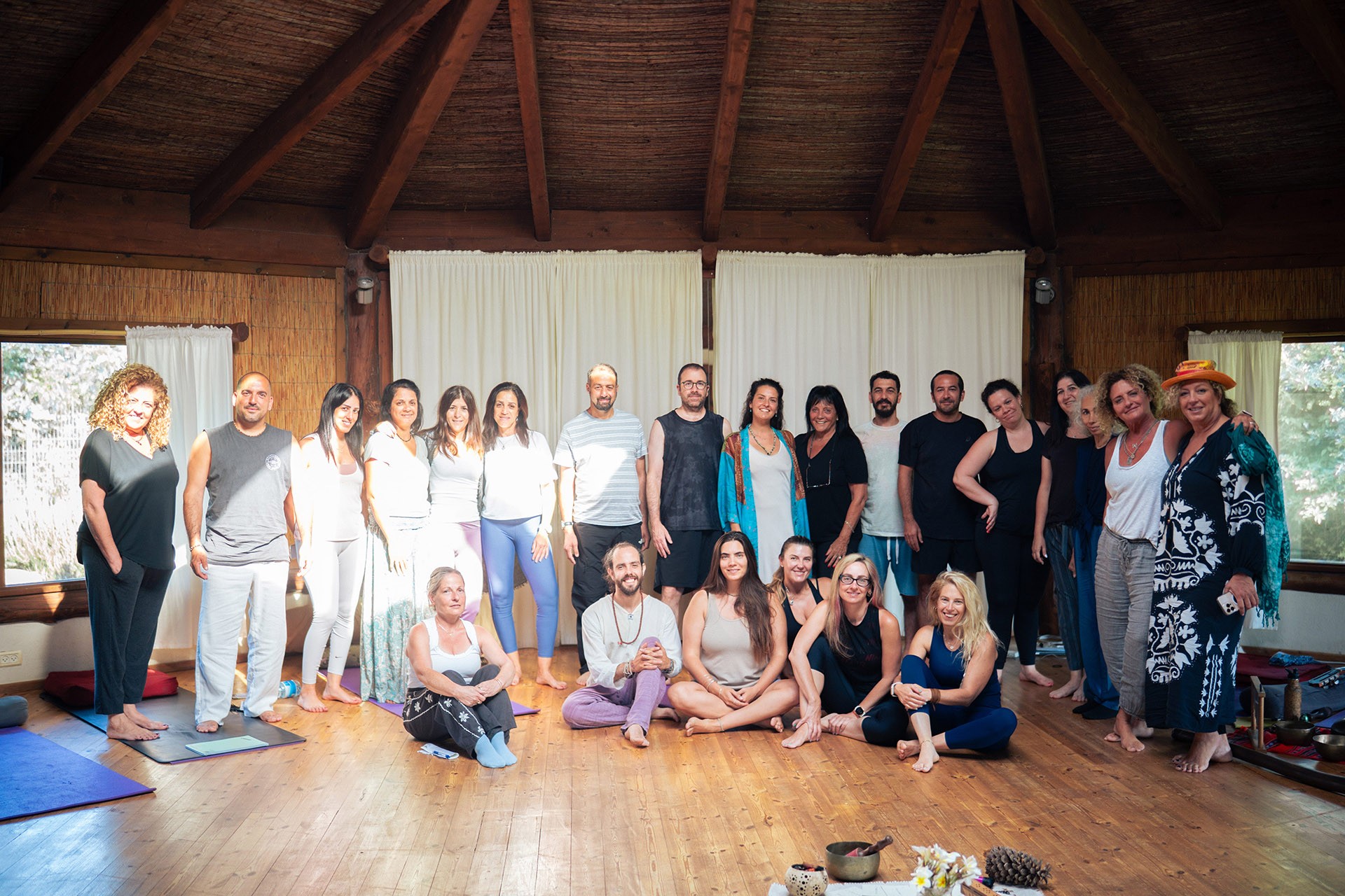 inside the pagoda retrit