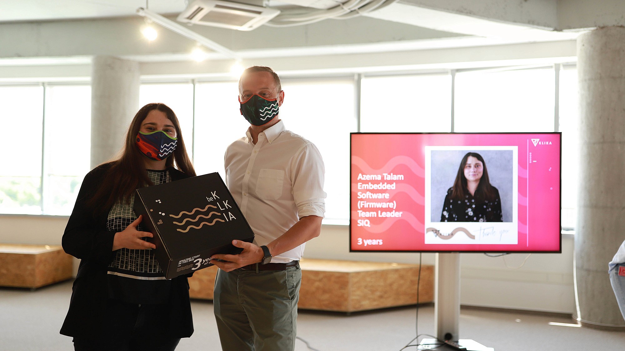 Klika Service Awards ceremony recognizing employee milestones in Sarajevo