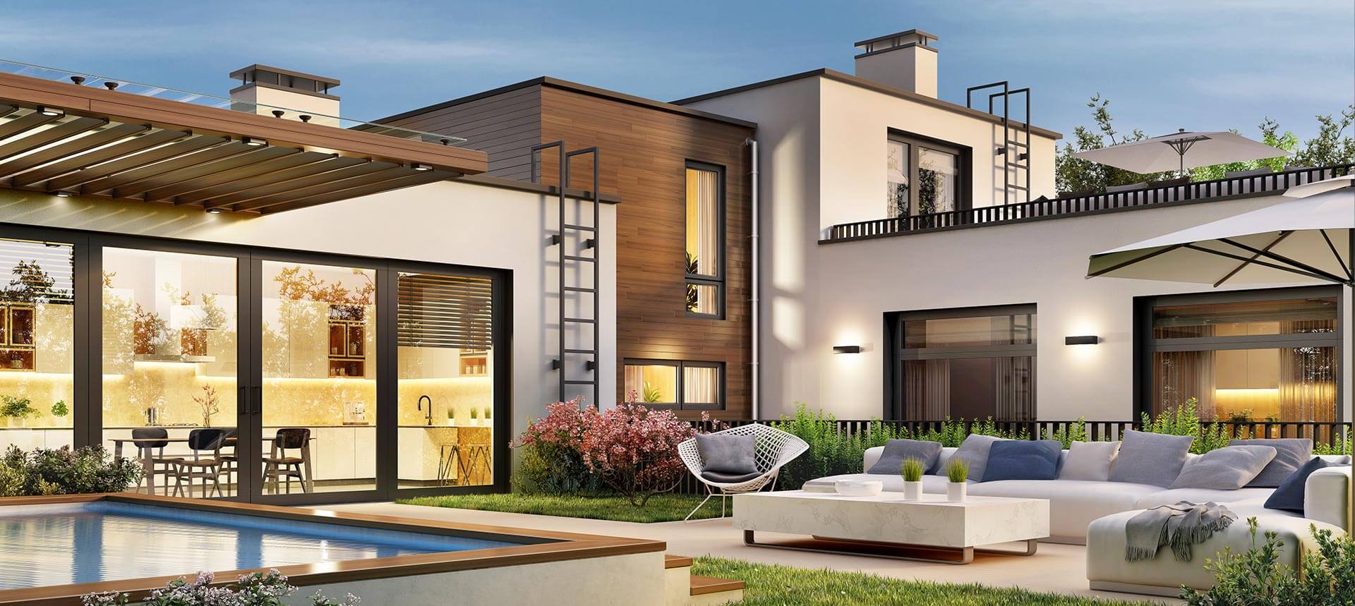 Large and Beautiful Home Background