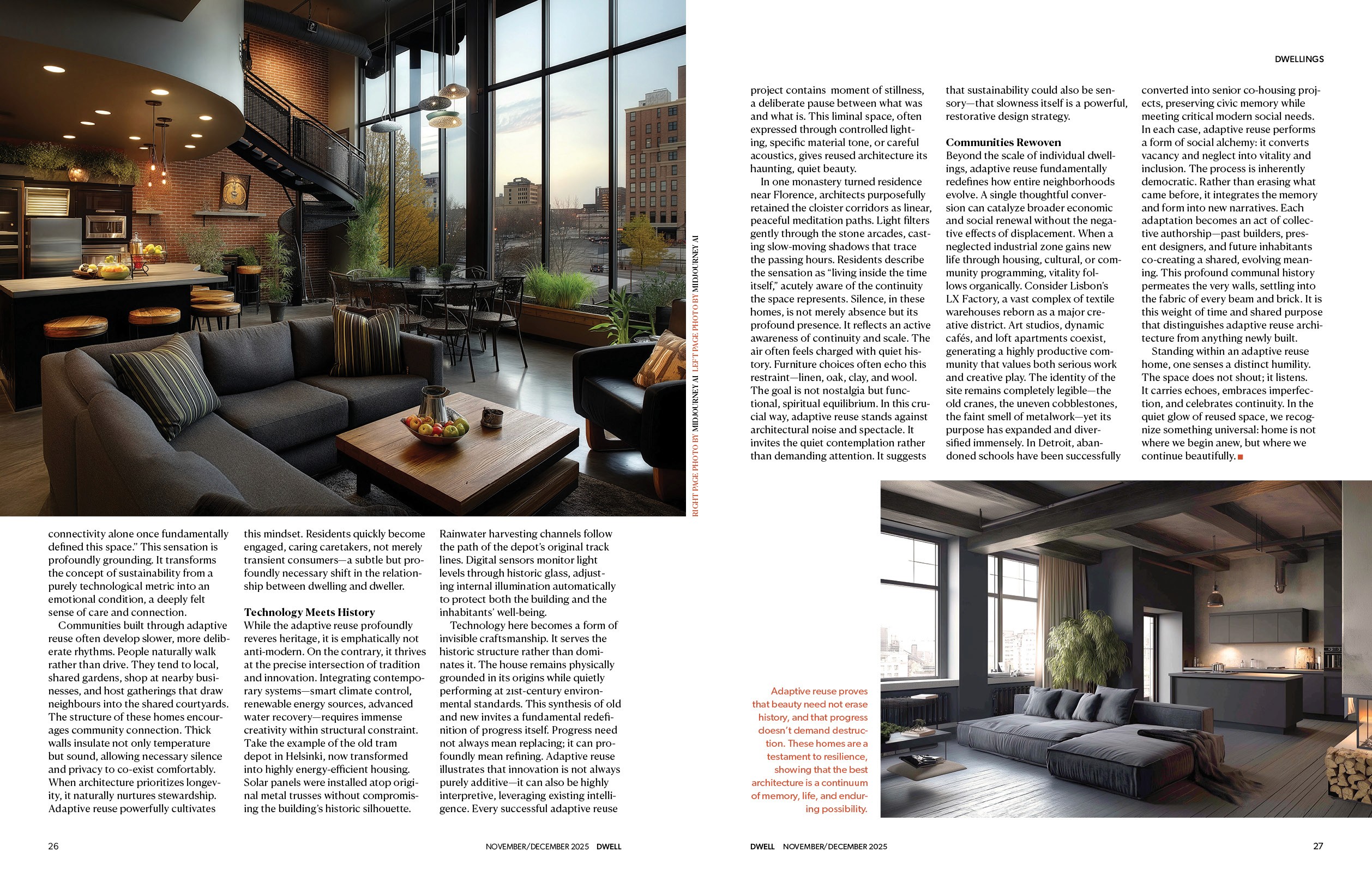 Dwell spread design