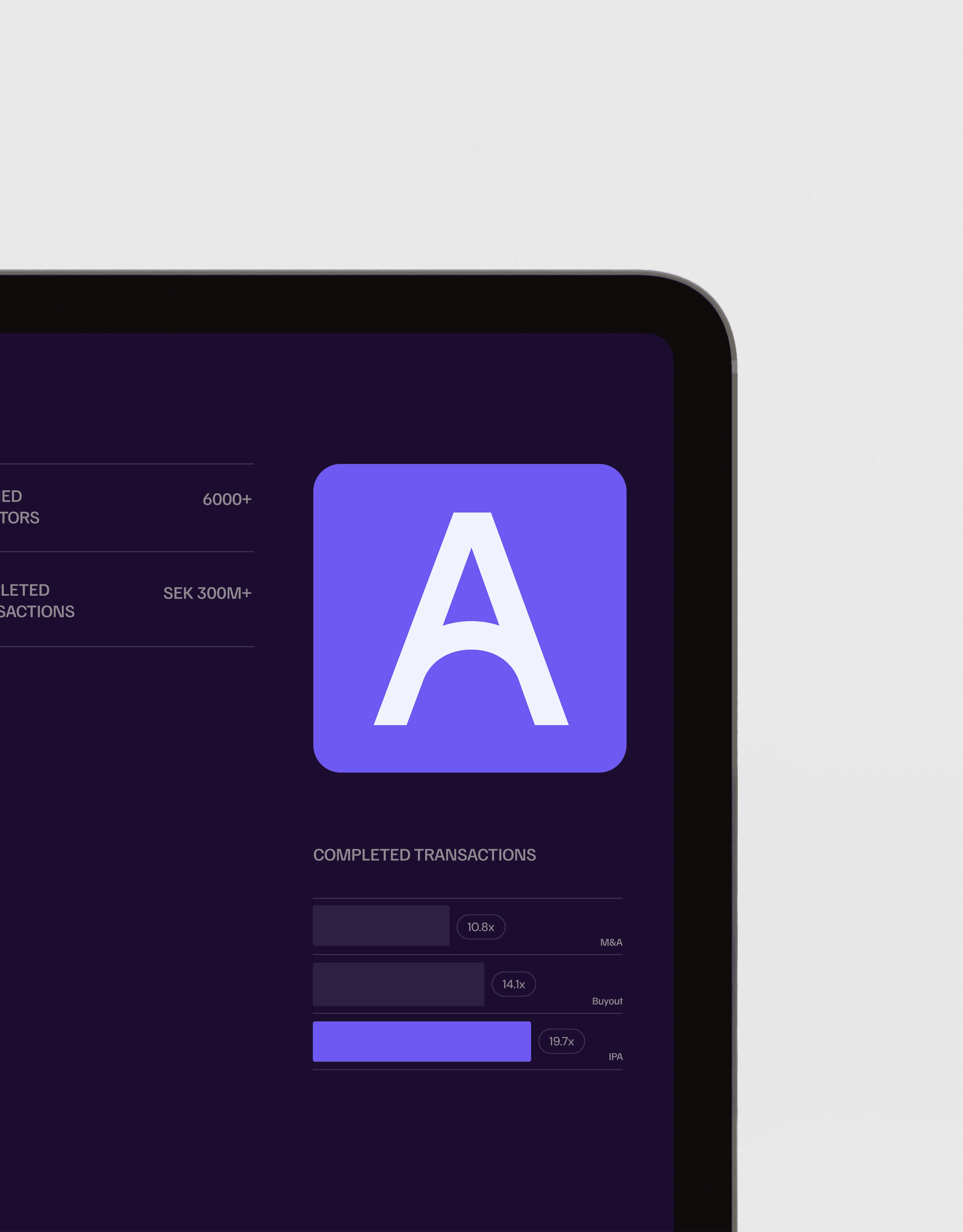 Launch campaign visuals for Accumeo brand.
