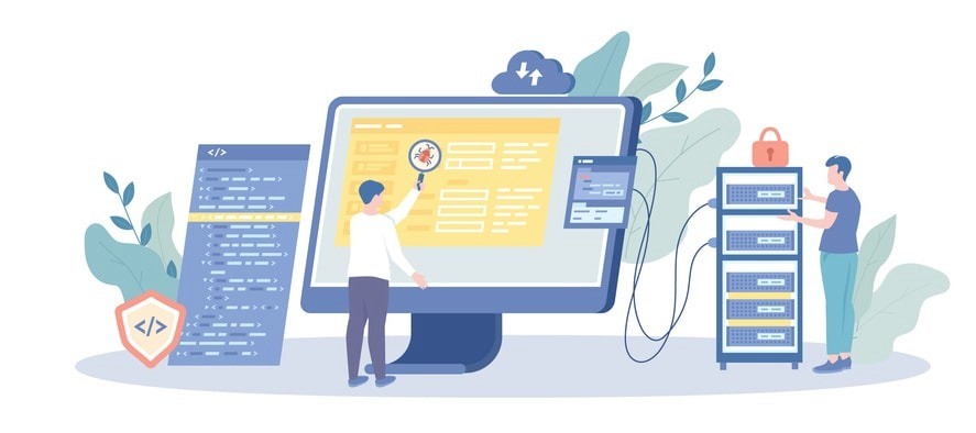 An overview of the custom software development process.