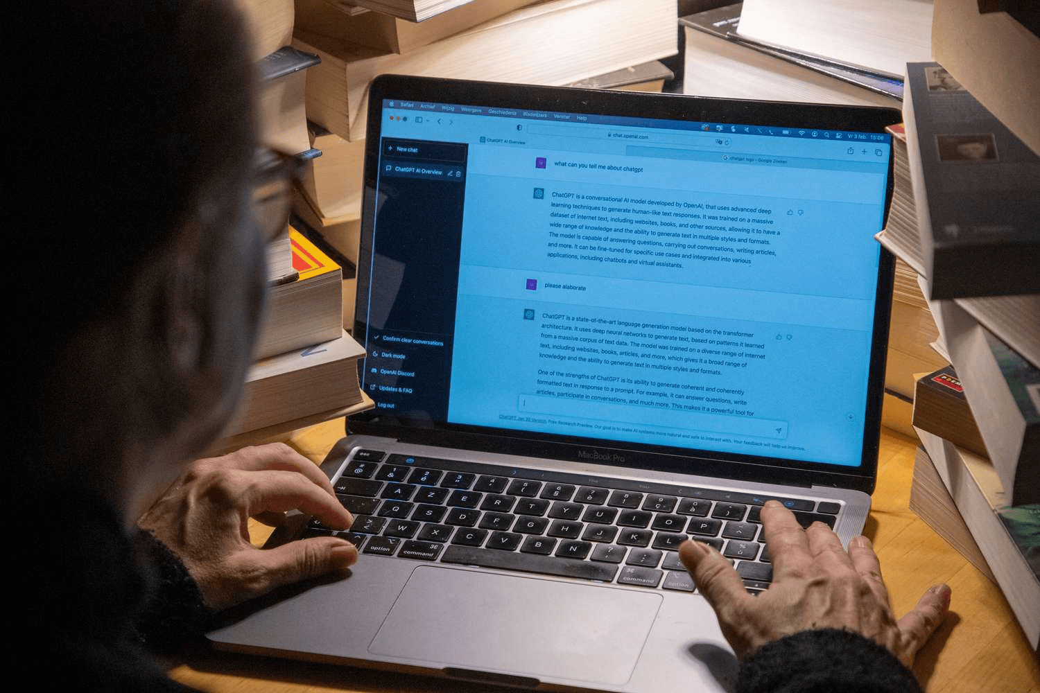 User types on ChatGPT - Using AI to Categorize Data