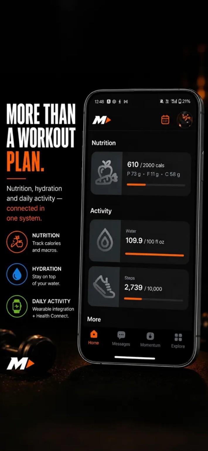 Minute Momentum app — More Than a Workout Plan