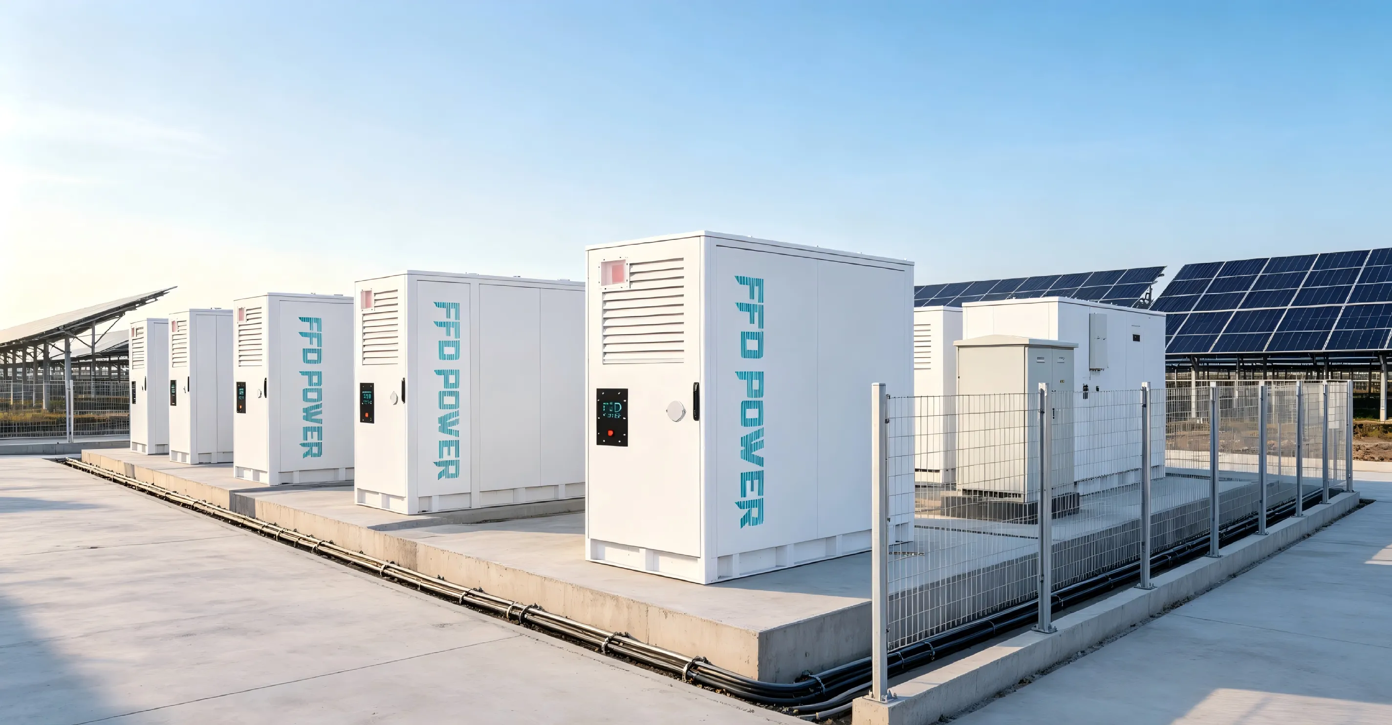800V BESS installation at a solar project