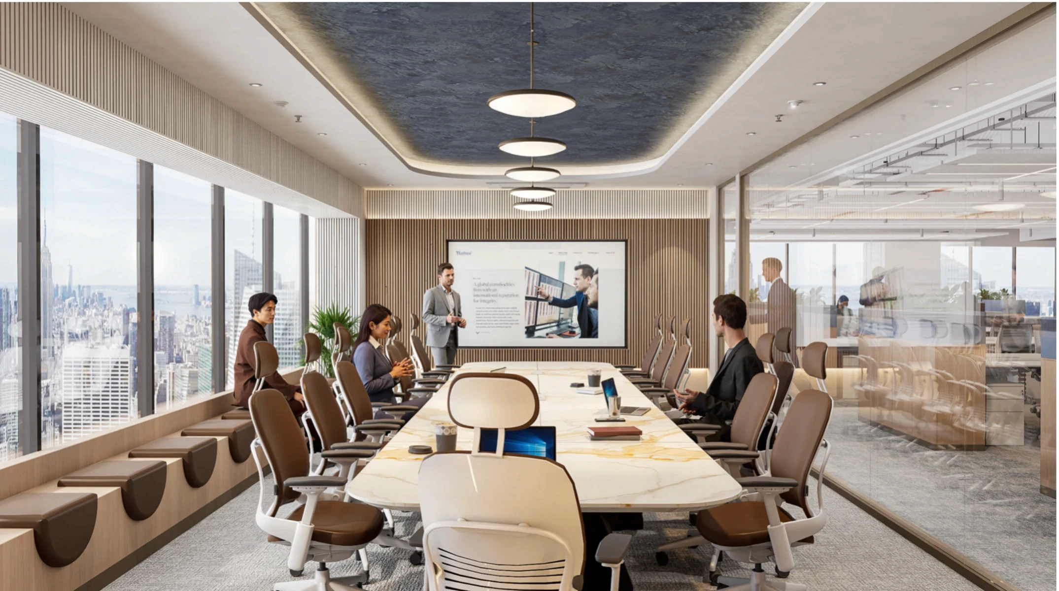 Corporate Office Interior Design Hyderabad | Workplace Design Hyderabad | Office Interiors Financial District | Commercial Interior Design | Hartree Partners Office | Workspace Design Hyderabad