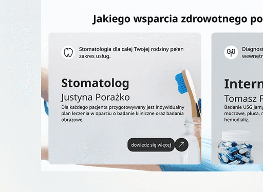 Design for a doctor’s website