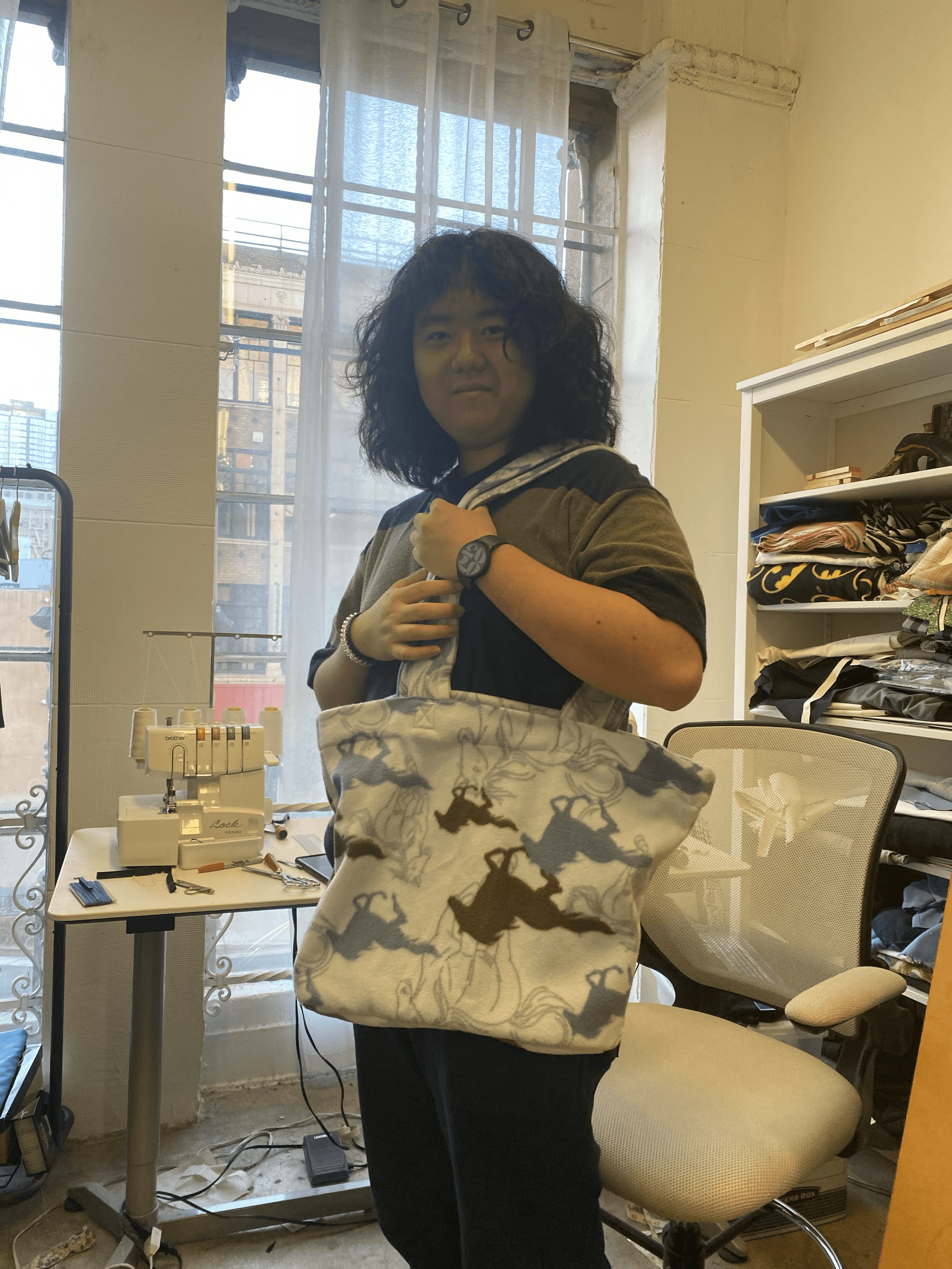 Theo Berry: Friend with Tote Bag