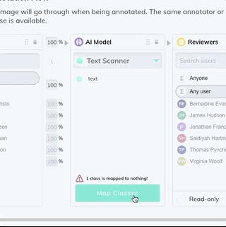 Adding Text Scanner model stage to V7 data workflow