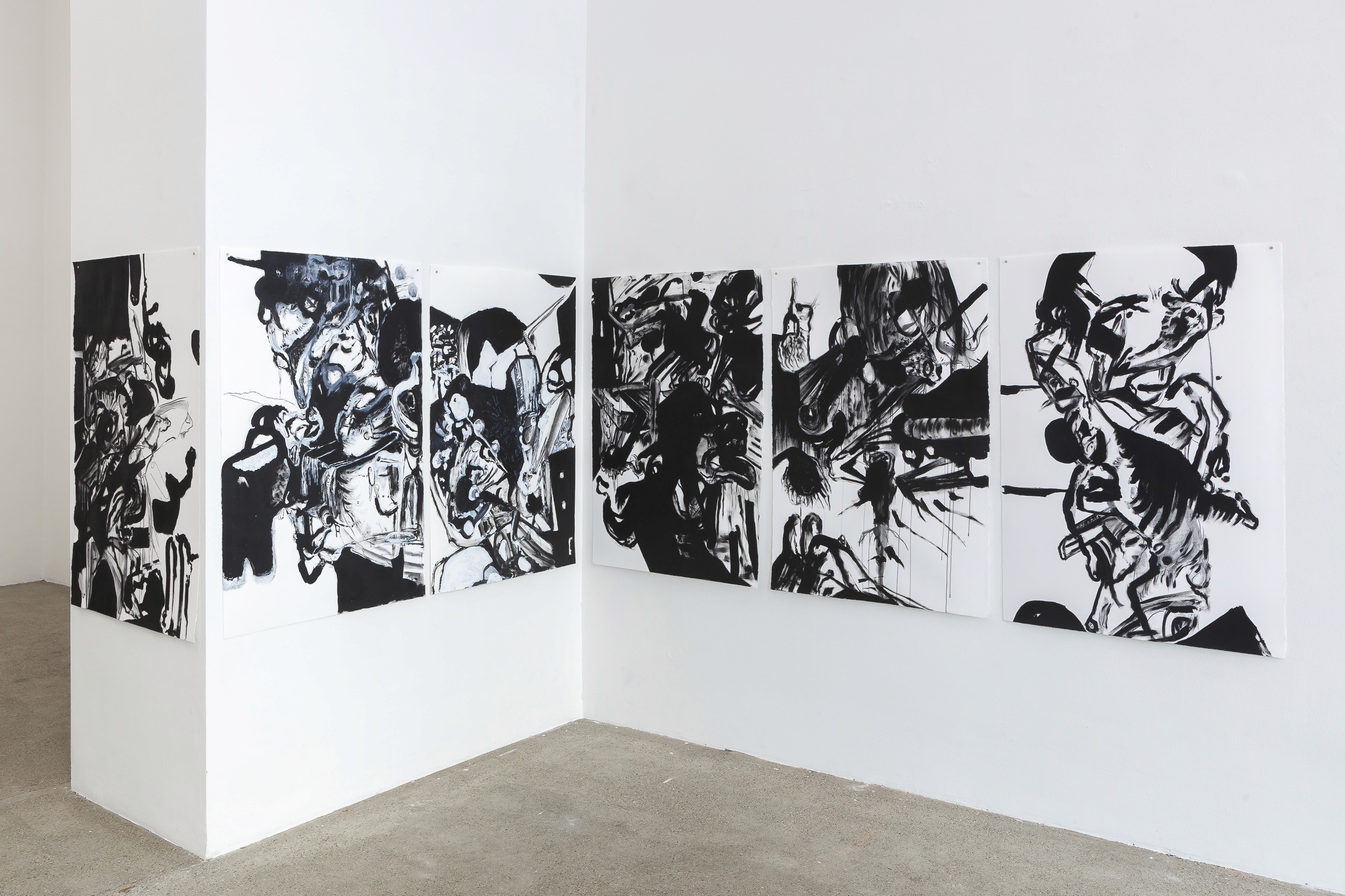 I could stay up all night and make mistakes, and none of them would count. Installation view, 2022. Galerie Elisabeth & Klaus Thoman, Vienna. 
