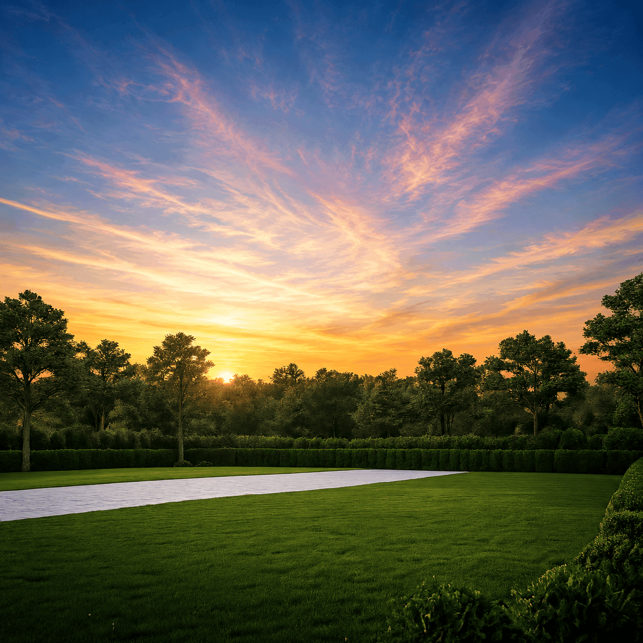 Sunset sky background