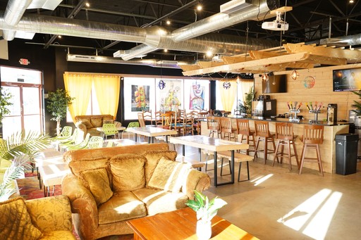 Taproom with a digital menu