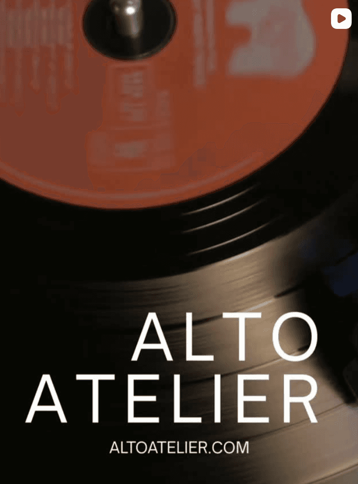 Thumbail of a record spinning with ALTO logo and website