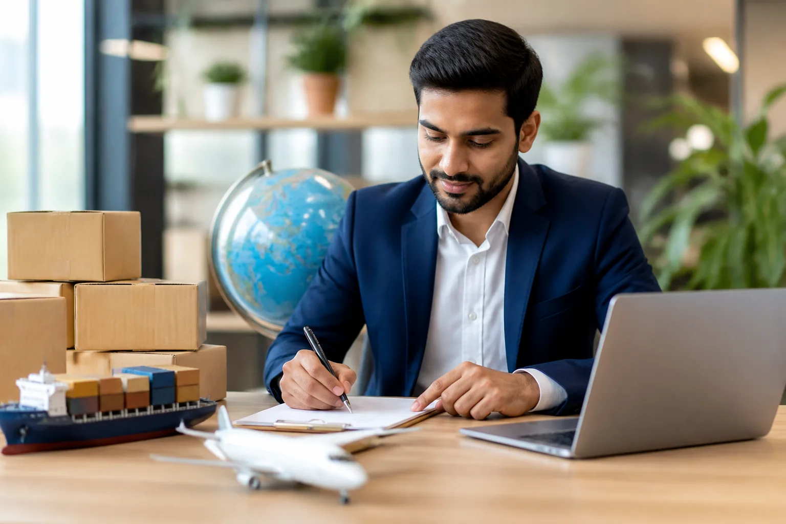 How to Start an Import Business in Dubai Step by Step beside a warehouse with