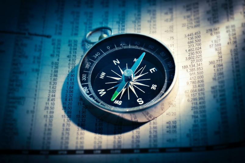 image of a compass